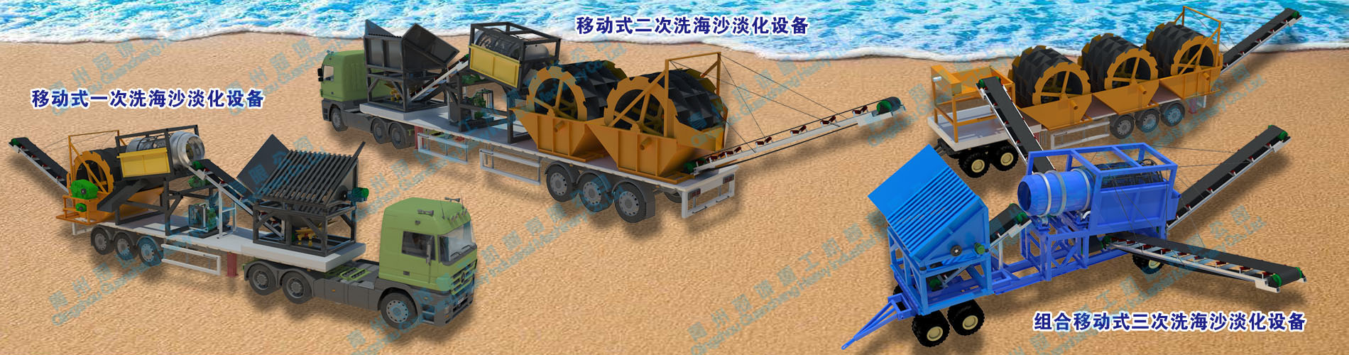 車載移動式海砂淡化設(shè)備-海砂處理-海砂凈化-洗砂機械